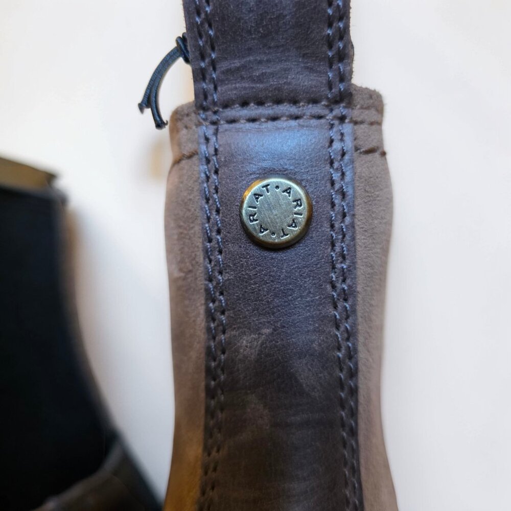 Ariat Wexford Lug H2O Waterproof Chelsea Boots Women's 8 Dark Earth DRYShield - Picture 14 of 16